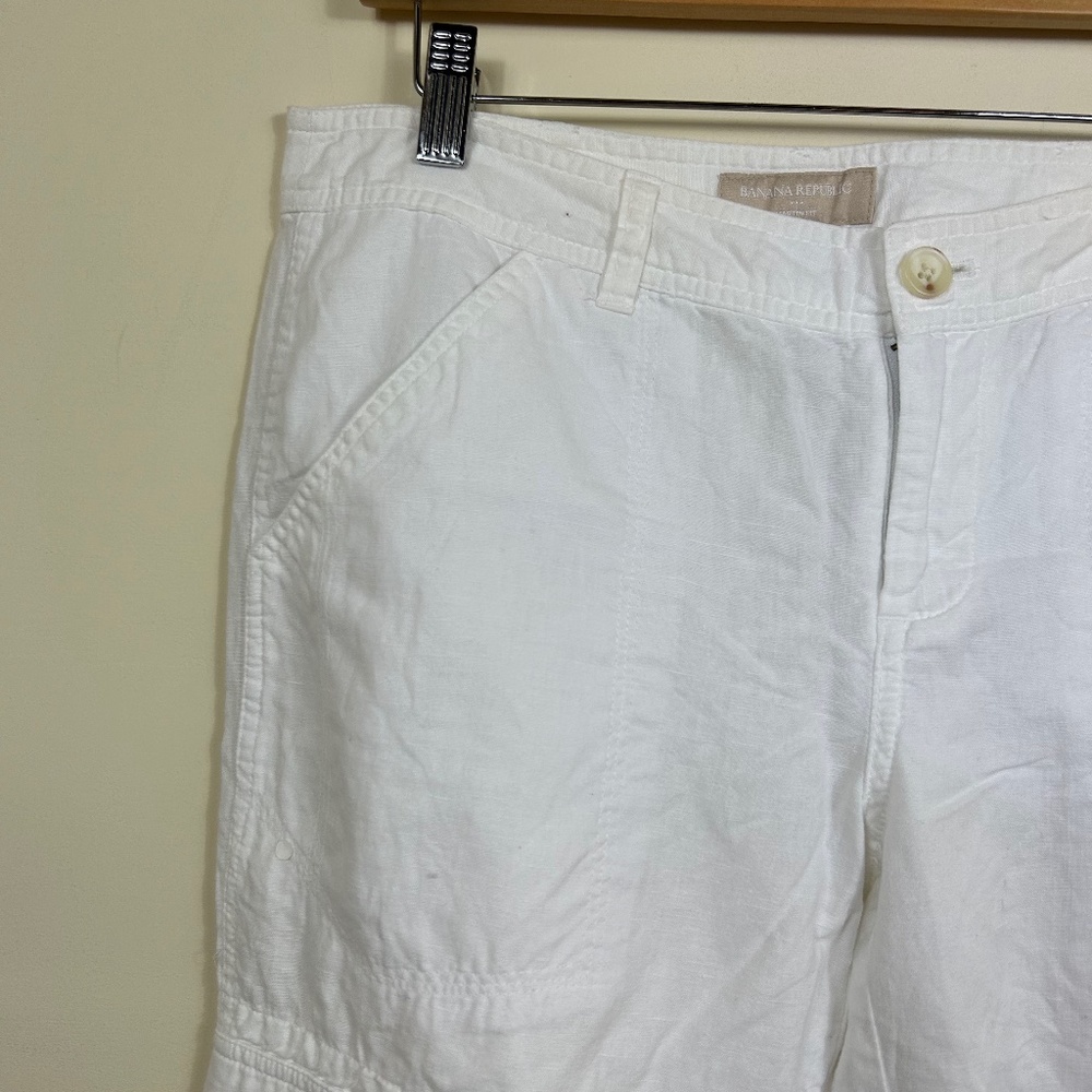 Banana Republic	Pants	White	Capri	Size	6 - Picture 2 of 4